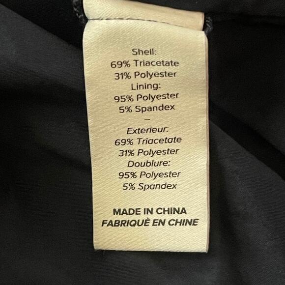 Cinq a Sept Kirsty Shoulder-Tie Flounce Mini Dress - Navy Blue - Size 8 - Picture 6 of 6